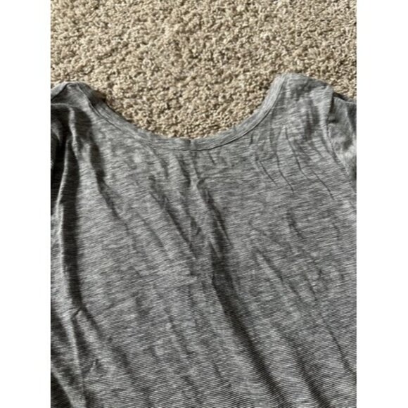 Bench Womens Black/White Stripes Short Sleeve T-Shirt Dress Size Small Pull Over - Picture 4 of 14